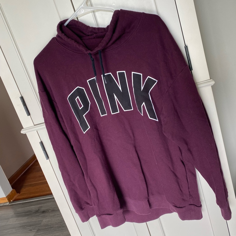 Victorias Secret PINK Maroon Sweatshirt